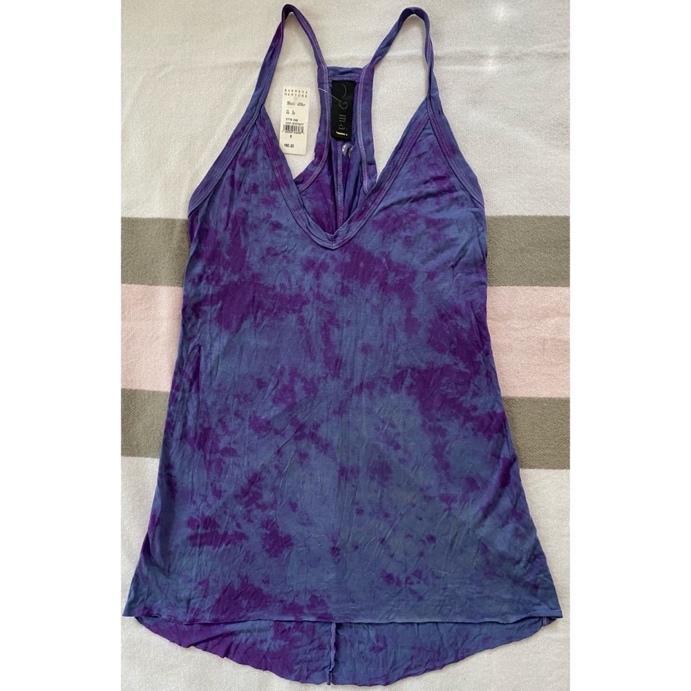NWT Maj Tie-Dye Racerback Tank Top
